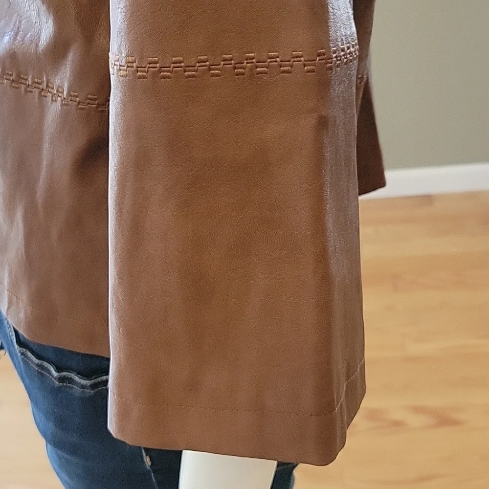 Anthropologie Hayden Faux Leather Jacket. - Picture 8 of 16